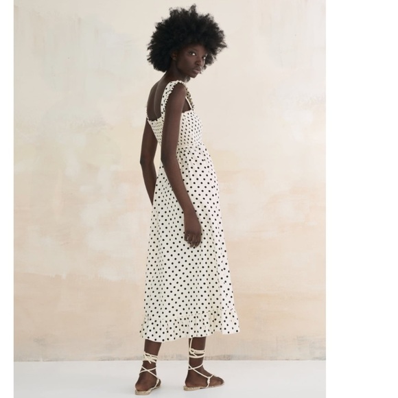 Zara “The JOSEFINE”MIDI/Maxi Linen Blend  Dress - Picture 7 of 11